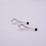 Pendiente Instinto Granate