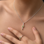 ConjuntoPERIDOTO (2) Anillo Iris