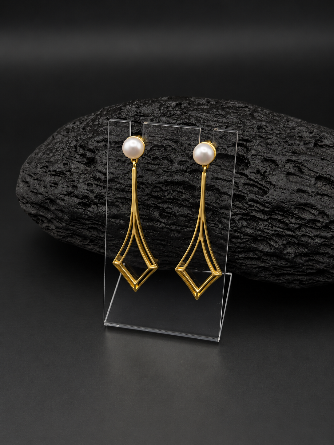Pendientes Instinto con Perla
